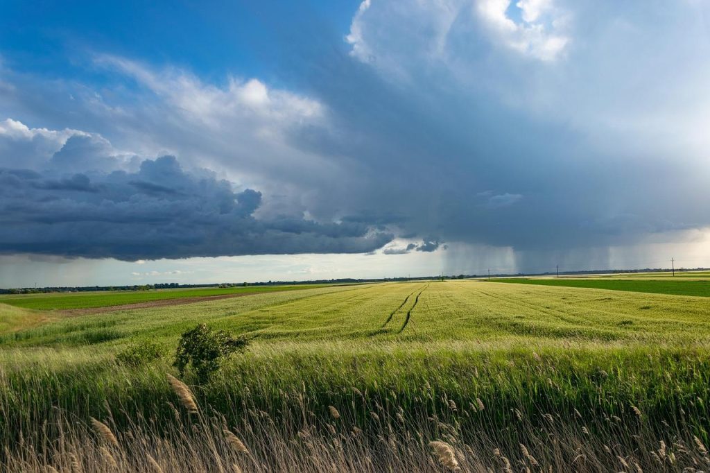 Infographic met strategieën voor duurzaam landbeheer inclusief bodemgezondheid, gewasrotatie en waterbeheer